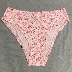 PINK Victoria's Secret Red and Pink Pantie